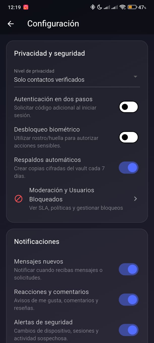 Seguridad y Confidencialidad Netwhoo